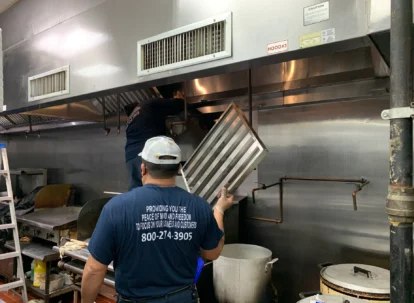 Regular hood vent cleaning in Houston