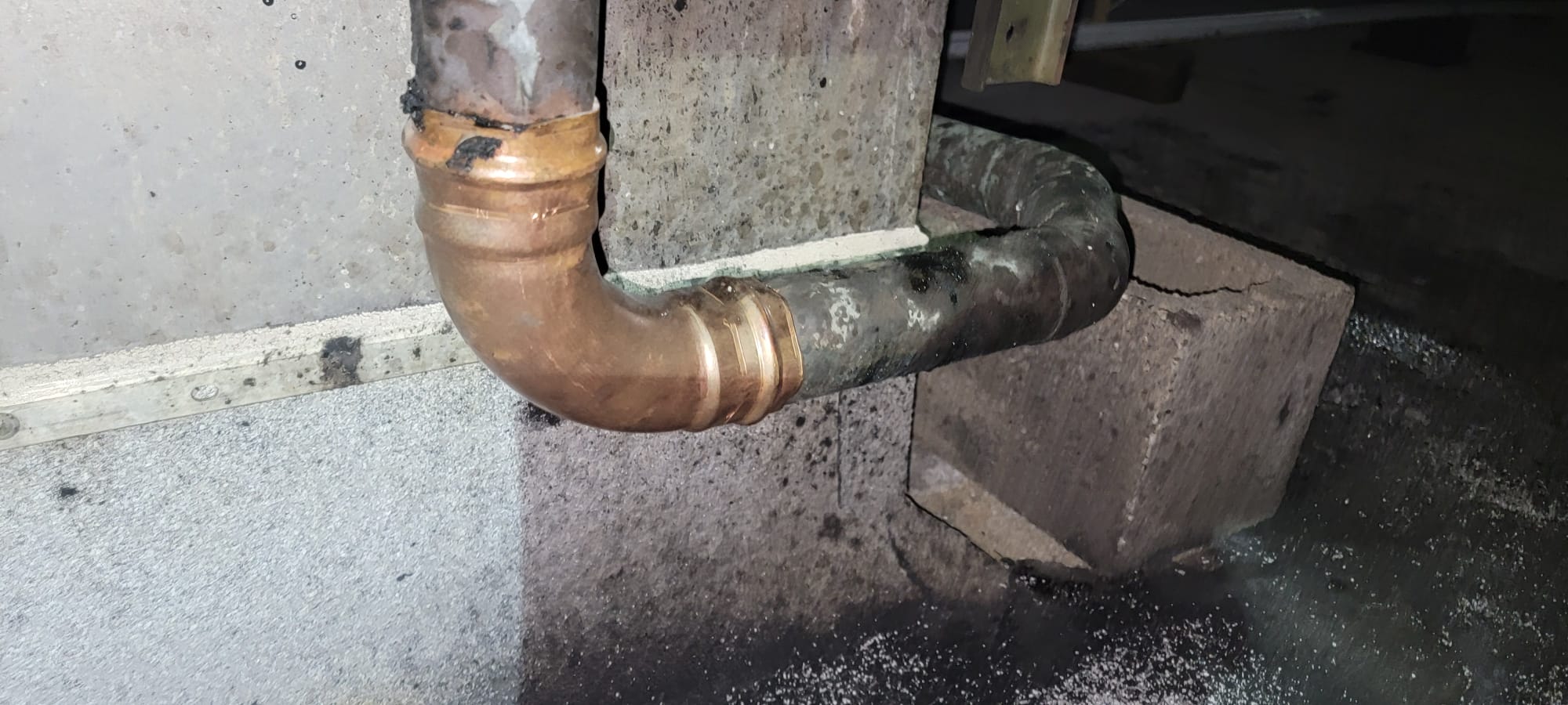 Polished stainless steel kitchen exhaust ductwork
