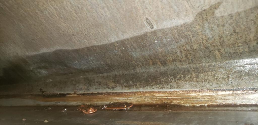 Polished stainless steel kitchen exhaust ductwork