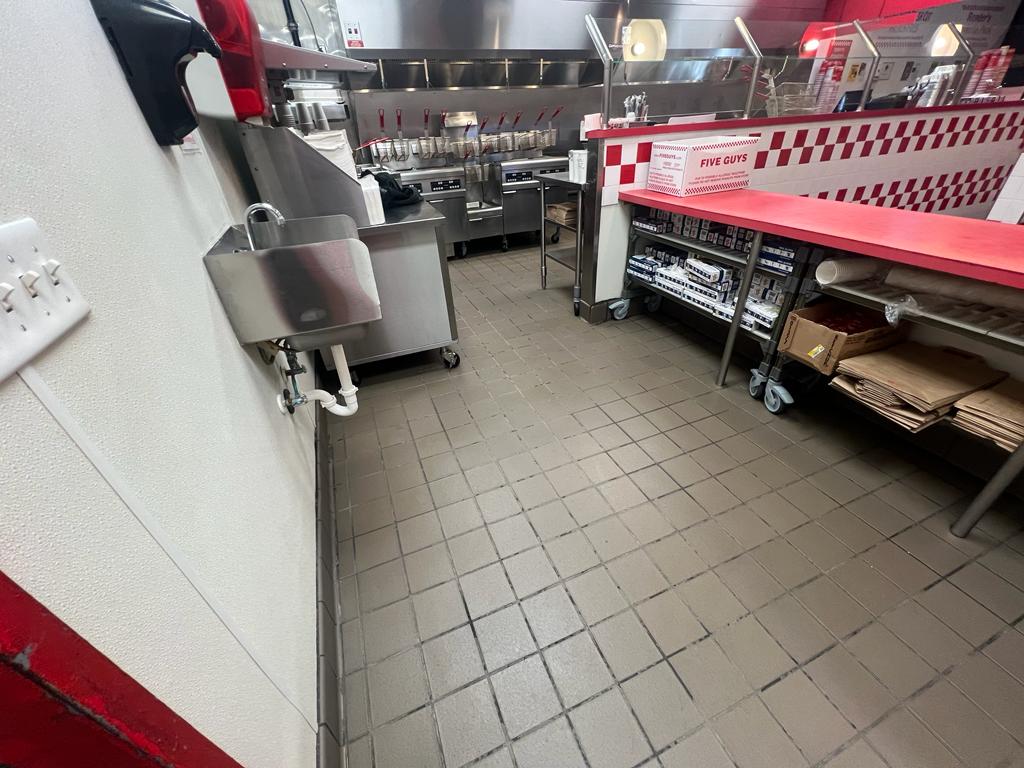 Polished stainless steel kitchen exhaust ductwork